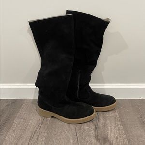 Free People Suede Tall Boots 9 NEW